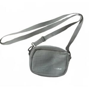 Vooray Sidekick Crossbody Bag Gray Moto – Neoprene Small Travel & Gym Purse